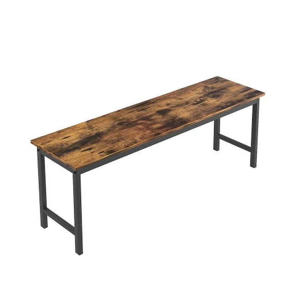3 Pieces Farmhouse Kitchen Table Set with Two Benches Z4618
