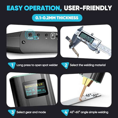 Handheld Battery Spot Welder with Battery Tester W862