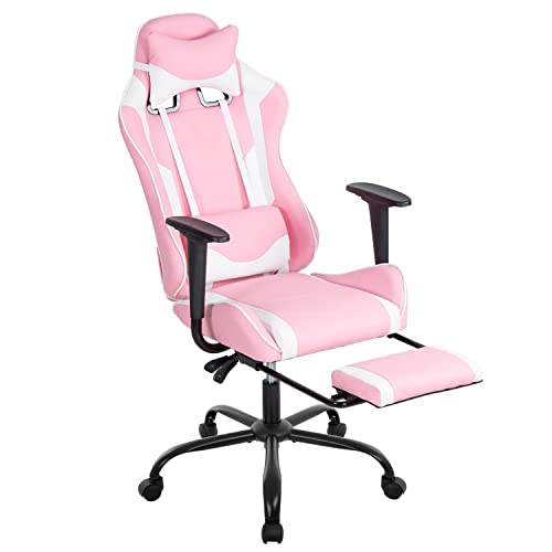 Ergonomic PU Leather Office Chair with Footrest Y49718
