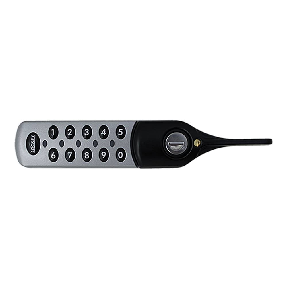 Digital Combination Cabinet & Locker Lock with Lever Handle Silver V34066
