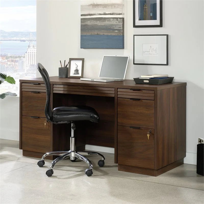 60" Engineered Wood Credenza Desk U59827