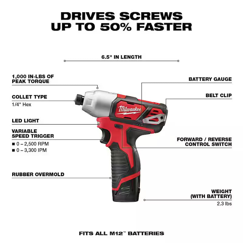12V Lithium-Ion Cordless Drill Driver/Impact Driver Combo Kit (2-Tool) with Cordless Vacuum T67575