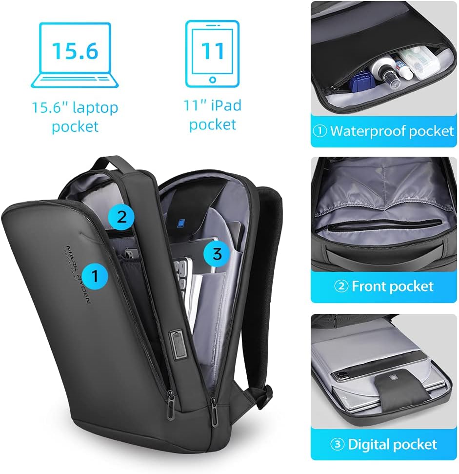 15.6 inch Hard Shell Laptop Backpack Y48902