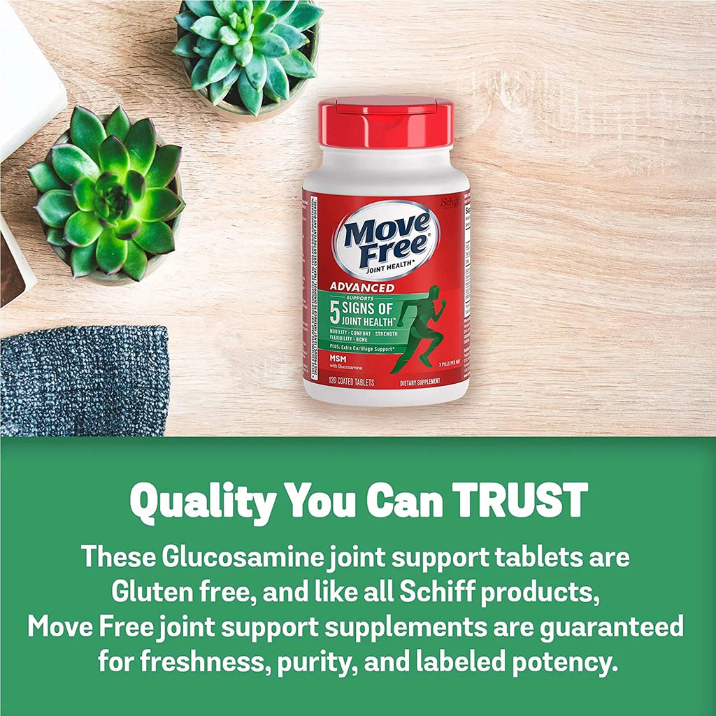 120ct Coated Tablets Glucosamine Chondroitin MSM Supplement F343266