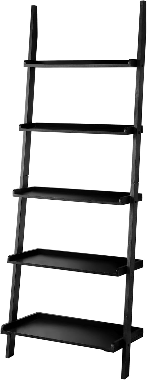 5-Tier Ladder Style Bookshelf, Cherry B18119