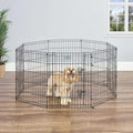 Black Exercise Pen with Door M434