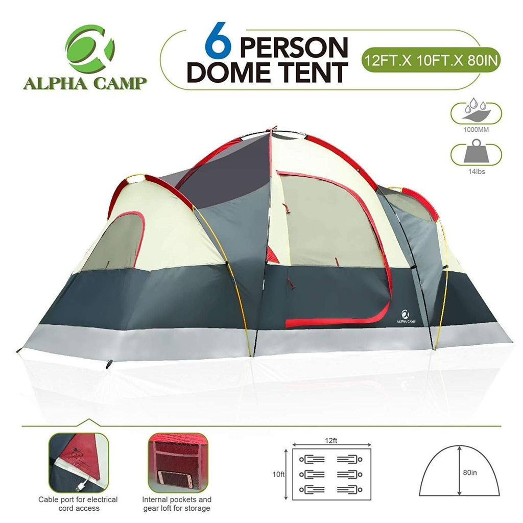 6 Person Camping Tent M83347