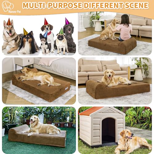 7" Memory Foam Orthopedic Dog Bed with Waterproof Liner W513