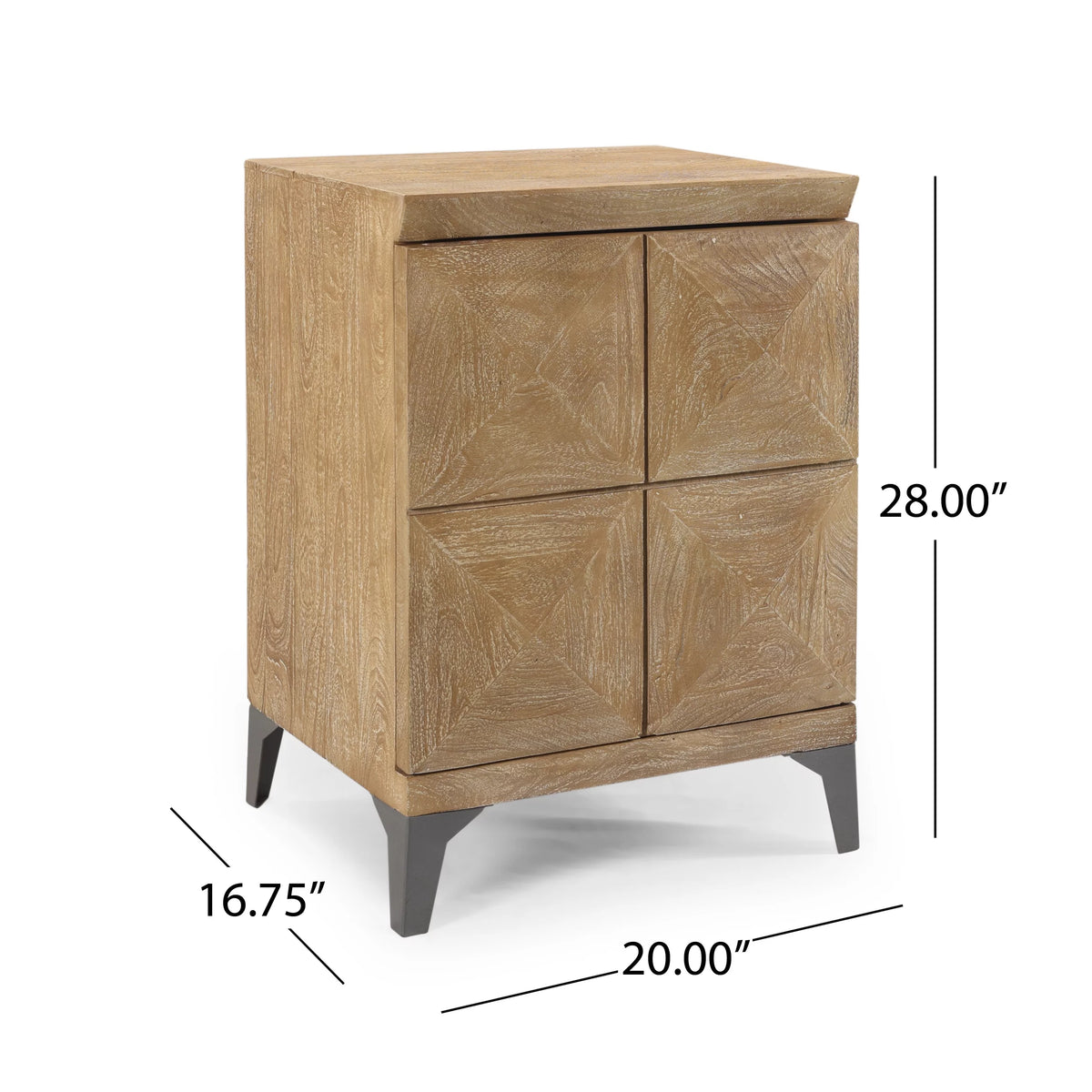 Handcrafted Mango Wood Cabinet X238059