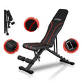 Adjustable Weight Bench 660lbs Capacity Foldable J65344