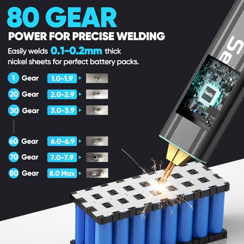 Handheld Battery Spot Welder with Battery Tester W862