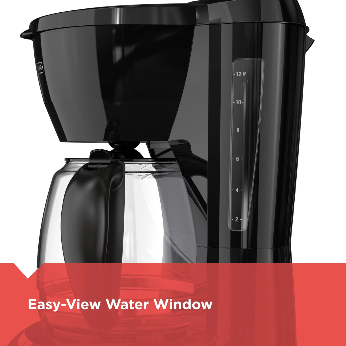 Black 12 Cup Drip Coffee Maker V792299