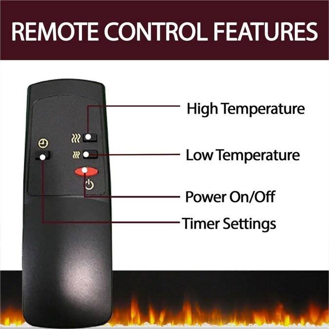 White Mantel Electric Fireplace X255273