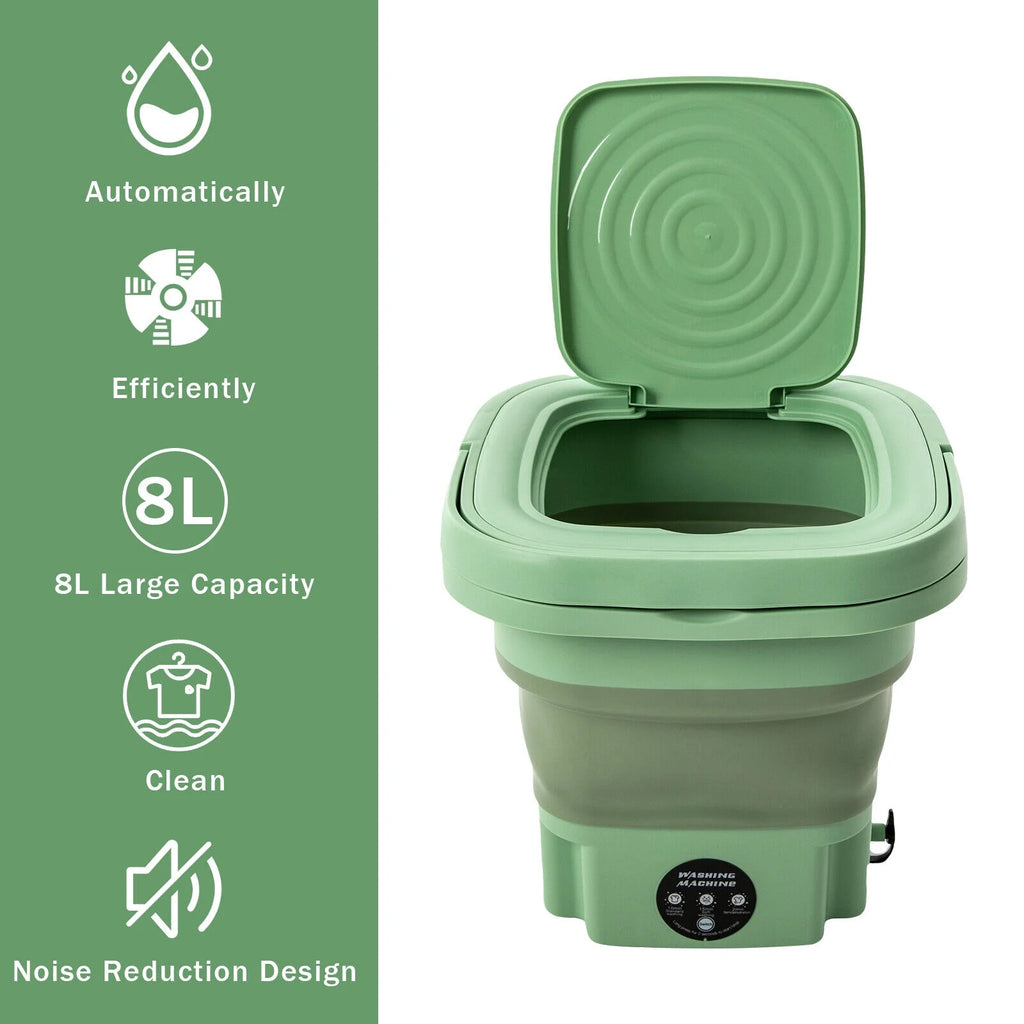 8L Foldable Mini Washing Machine O792486