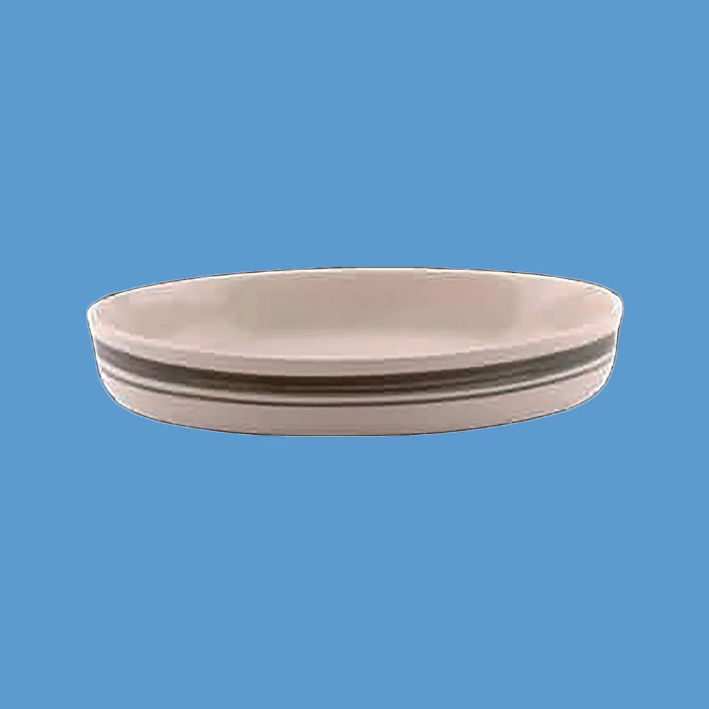 Green Natural Stoneware Casserole Dish T419129