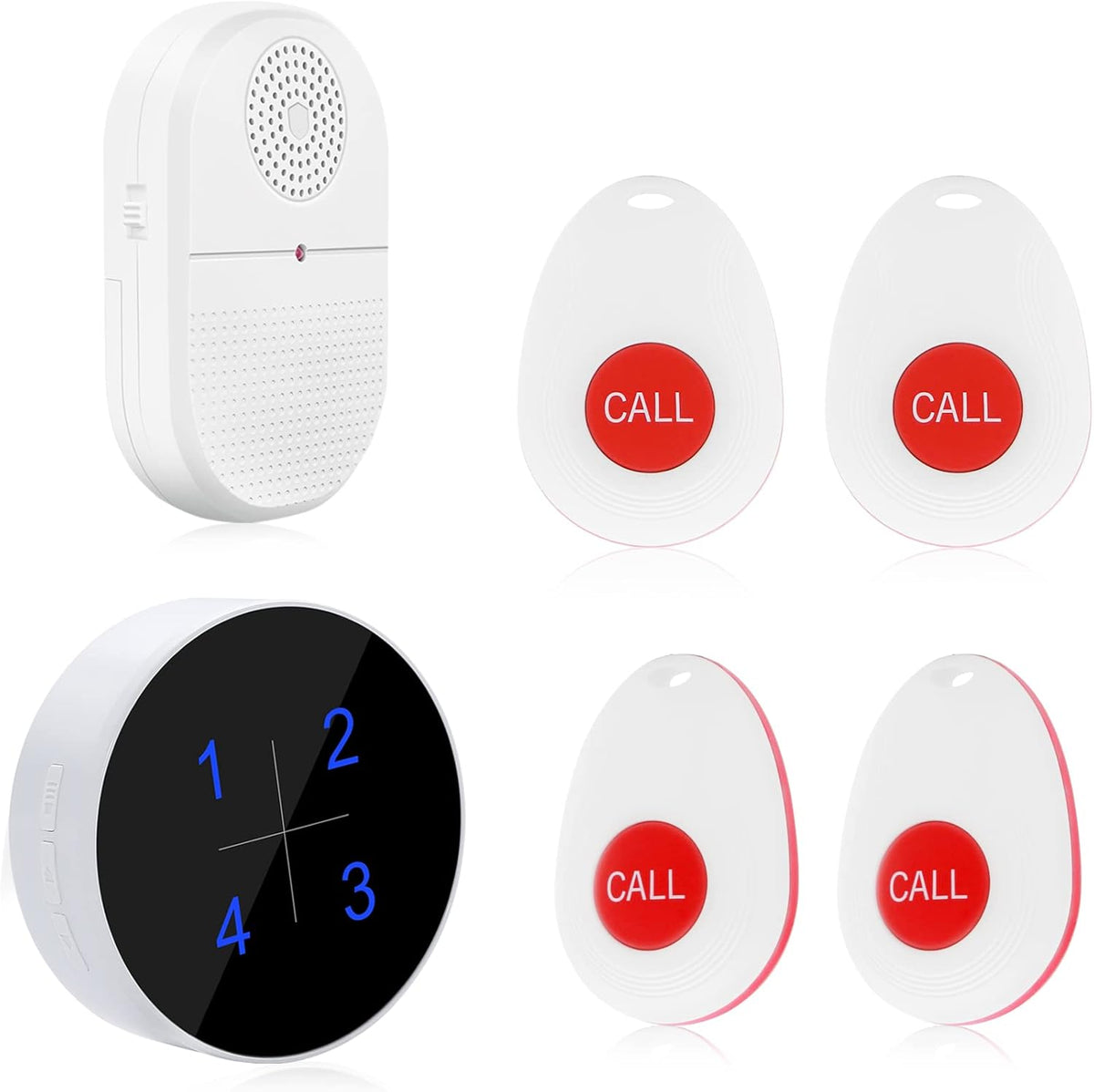 Wireless Caregiver Pager Emergency Alert System Call Button R595017