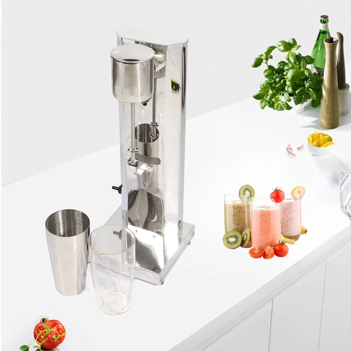 Stainless Steel 180W Electric Milkshake Maker B547