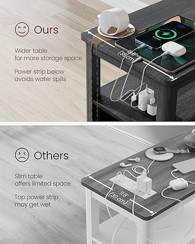 Narrow Nightstand with 2 Drawers Z285452