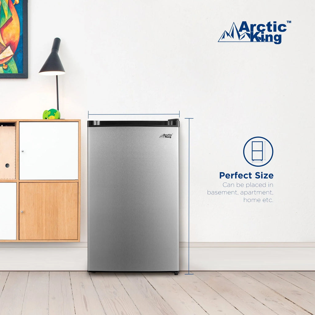 3.0 Cu ft Upright Freezer Stainless Steel R75445
