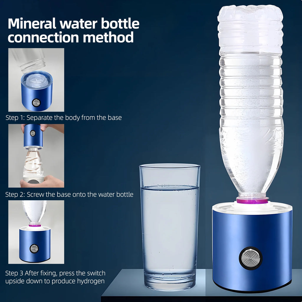 Hydrogen Water Bottle with PEM S3275