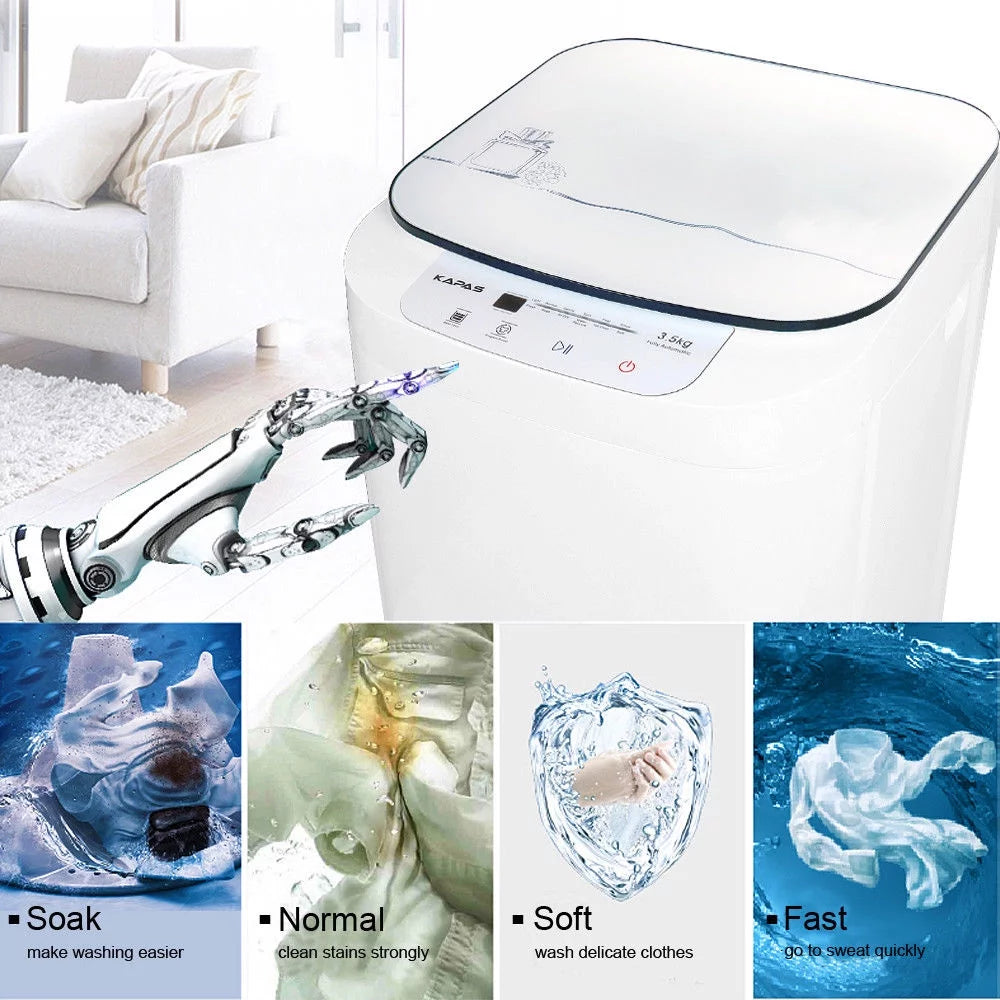Compact Washing Machine with 8 lbs Capacity Top Load Tub Washer L355863