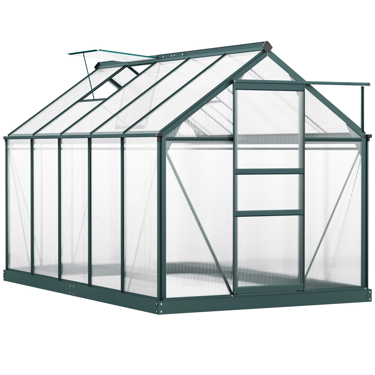 6' x 10' x 7' Polycarbonate Walk-in Greenhouse Y49097