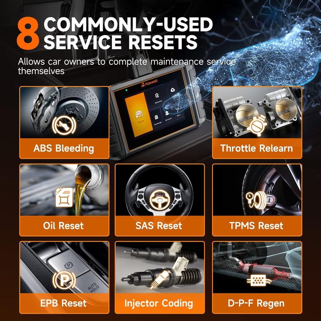 OBD2 Scanner All System Diagnostic Scan Tool with 5.5” Code Reader F576771