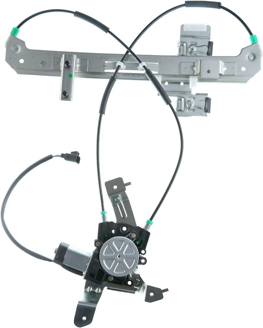Rear Left Window Regulator with Motor for Chevrolet Tahoe GMC Yukon 2000-2006 Cadillac Escalade 2002-2006 Pack of 2 S8688