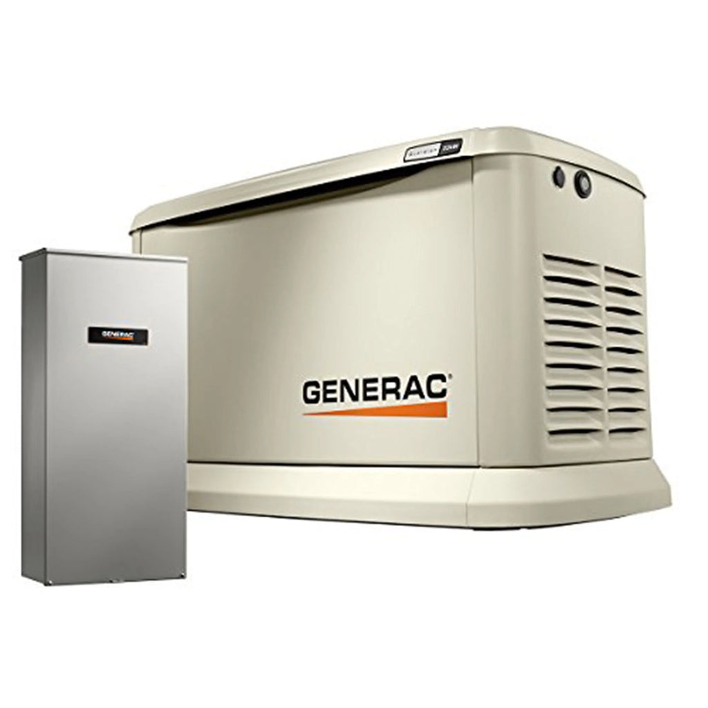 22 KW/19.5 KW Air Cooled Home Standby Generator with Wi-Fi with 200 Amp Transfer Switch S562007