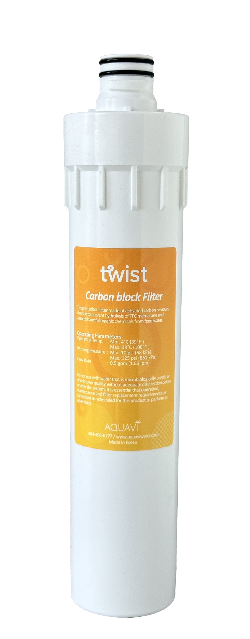 11 inch Twist Carbon Block Water Filter X10065