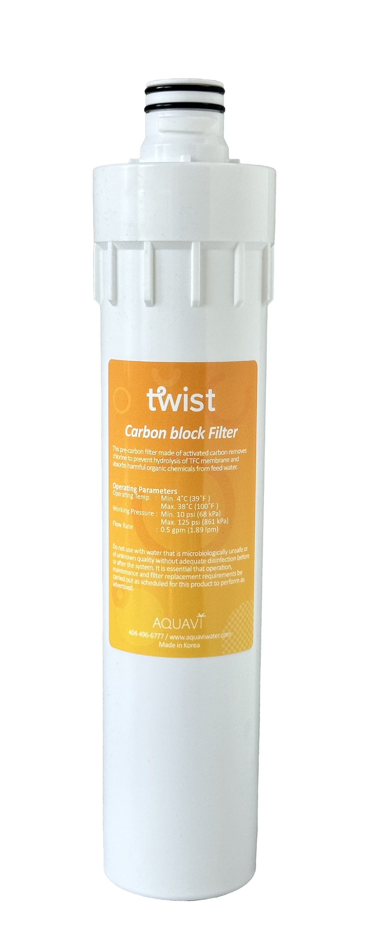 11 inch Twist Carbon Block Water Filter X10065