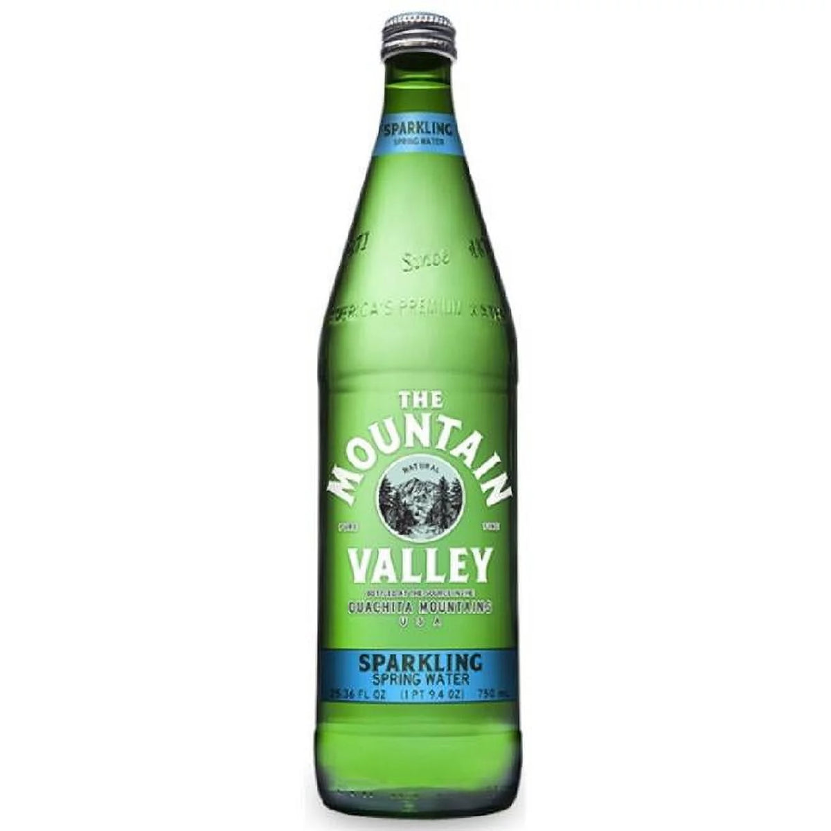 750 ml Sparkling Glass Water, Pack of 12 W11818