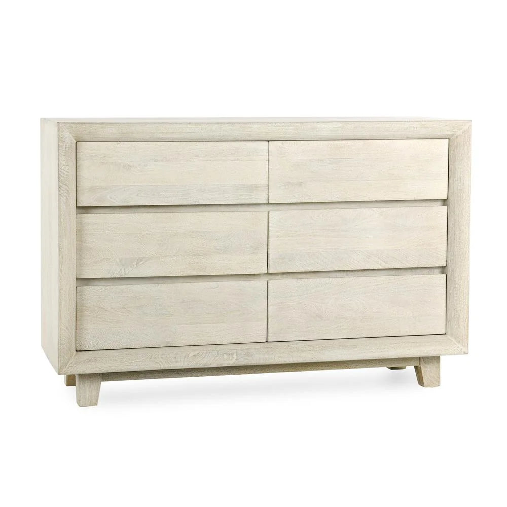 Six-Drawer Mango Wood Dresser X311457