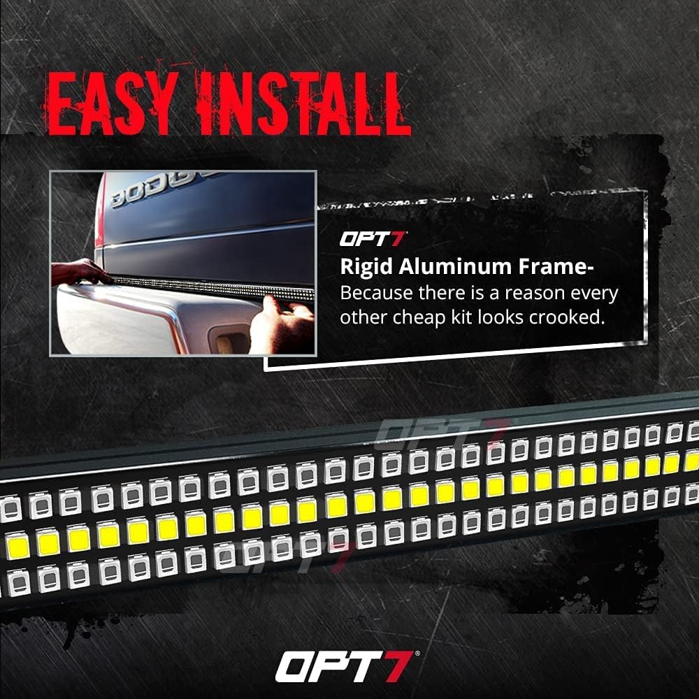 60" Redline Triple LED Tailgate Light Bar with Sequential Red Turn Signal N82134