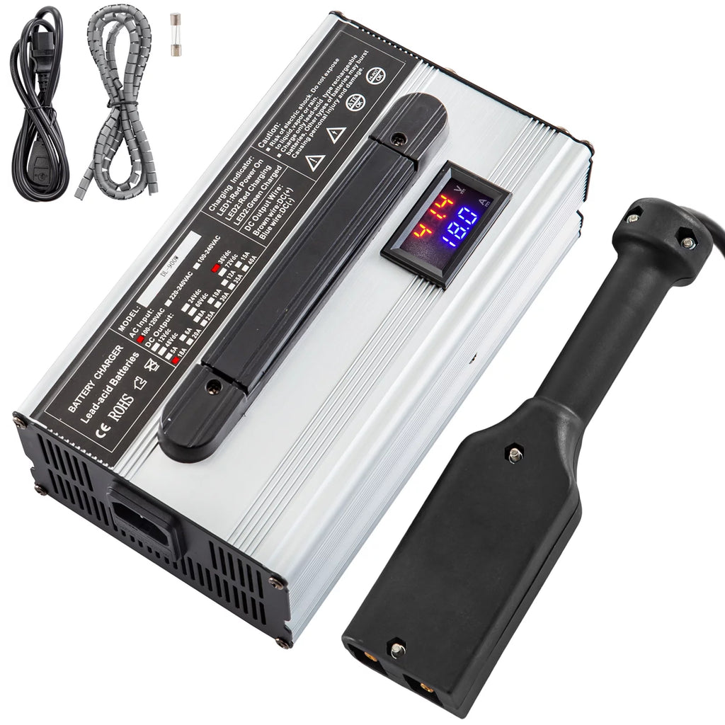 36V 18A Golf Cart Battery Charger with LED Indicator Lights H593