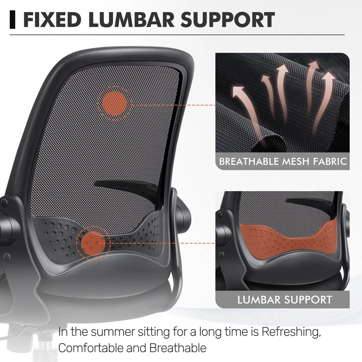 Black Ergonomic Mesh Office Chair M14891