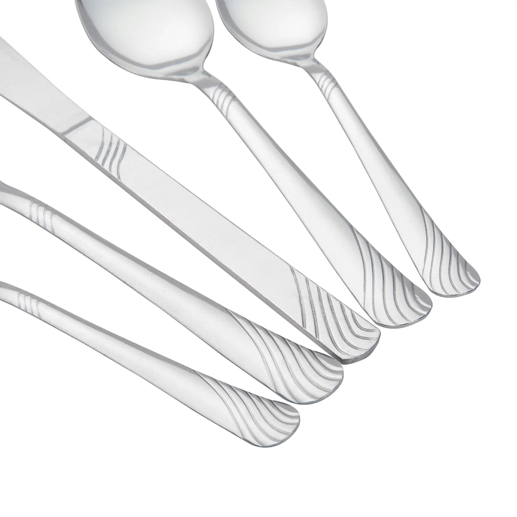 49 Piece Stainless Steel Flatware Set J780
