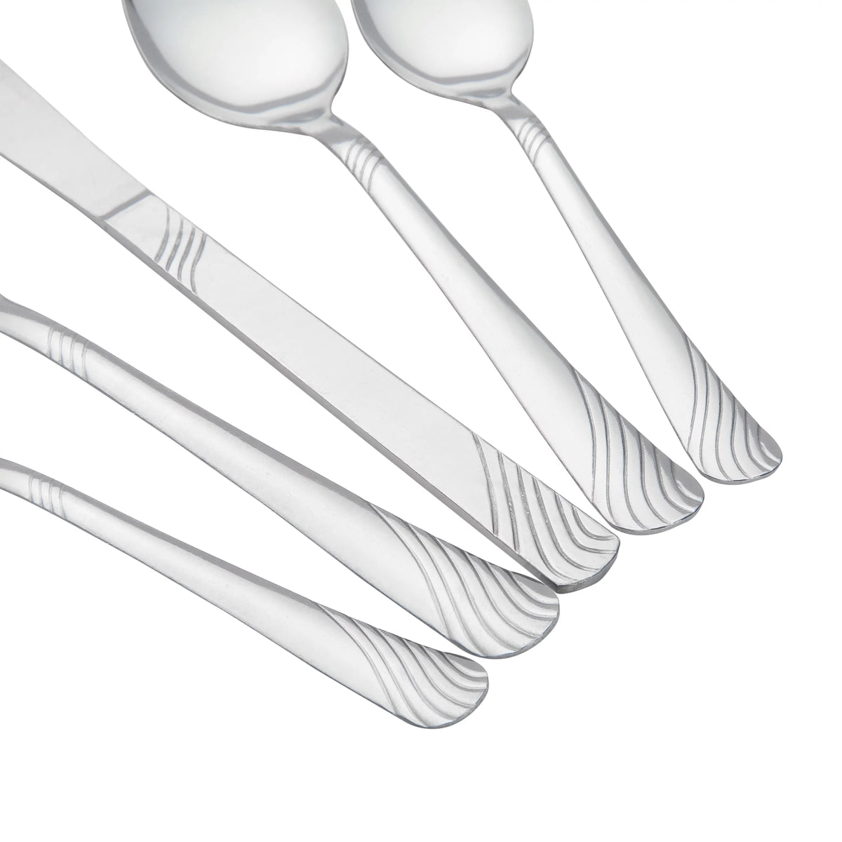49 Piece Stainless Steel Flatware Set J780