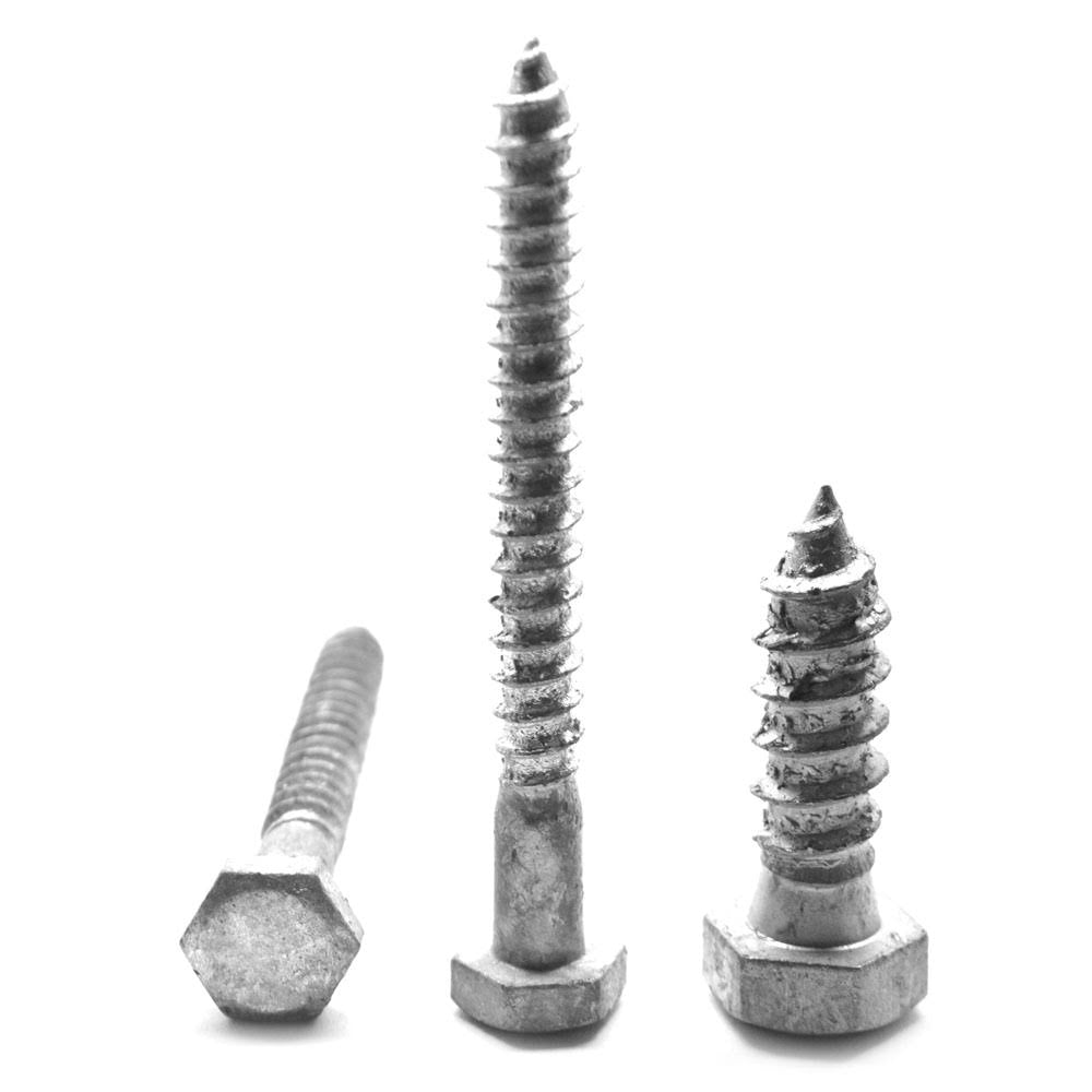 Hex Lag Screw Low Carbon Steel Hot Dip Galvanized K8893