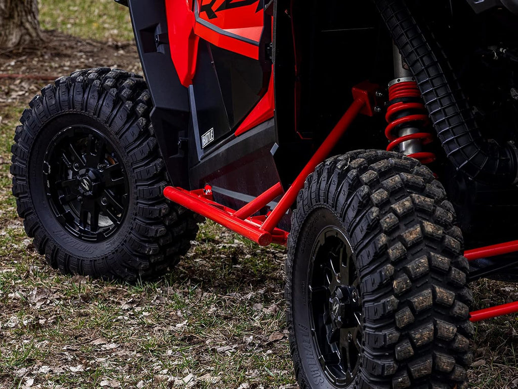 Red Nerf Bars / Rock Sliders / Tree Kickers for Polaris RZR XP 1000 X808491
