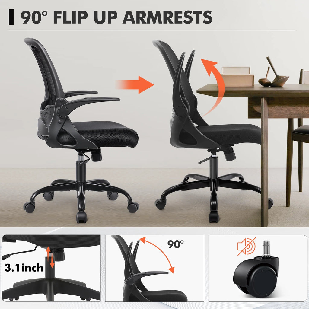 Black Ergonomic Mesh Office Chair M14891