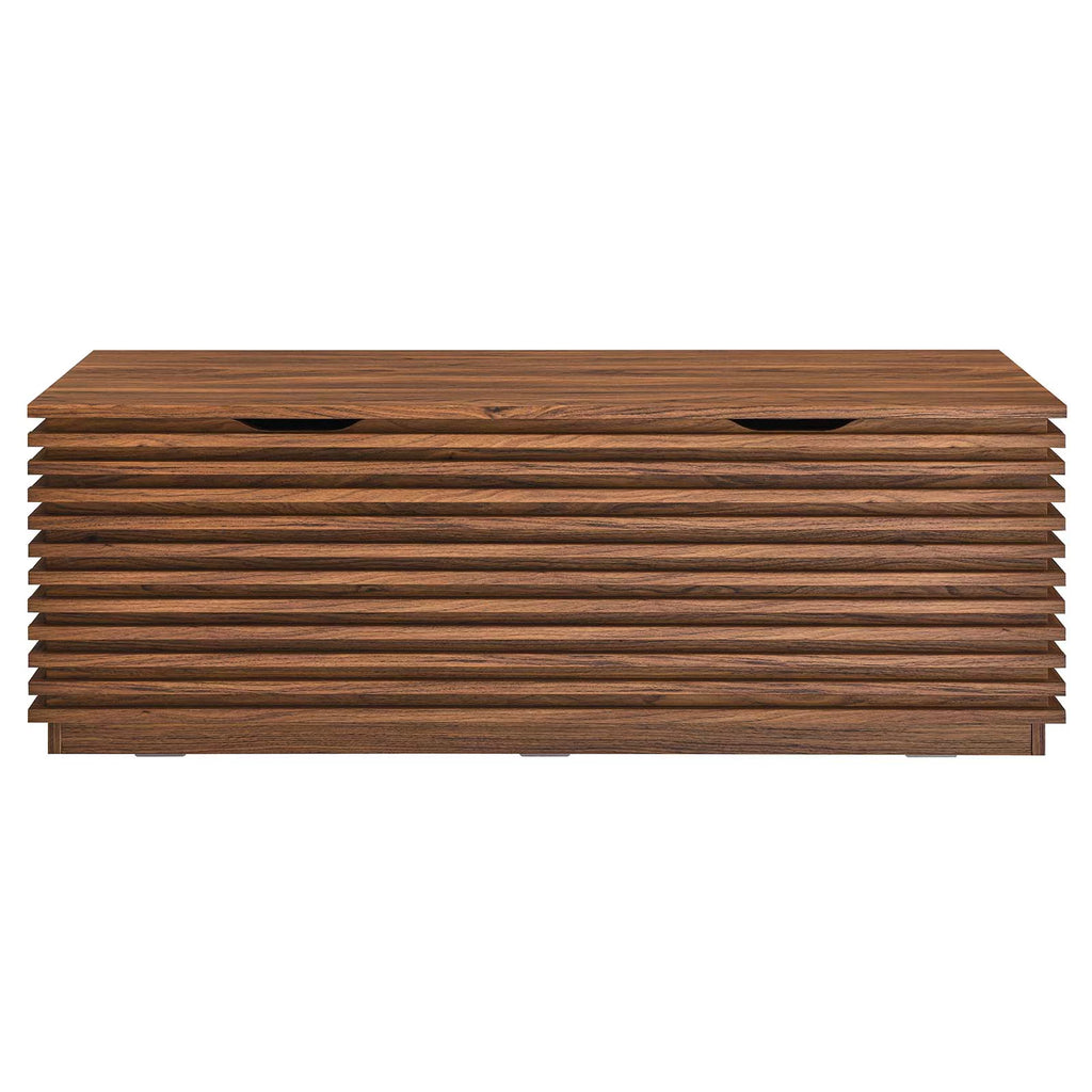 Walnut Storage Bench M264
