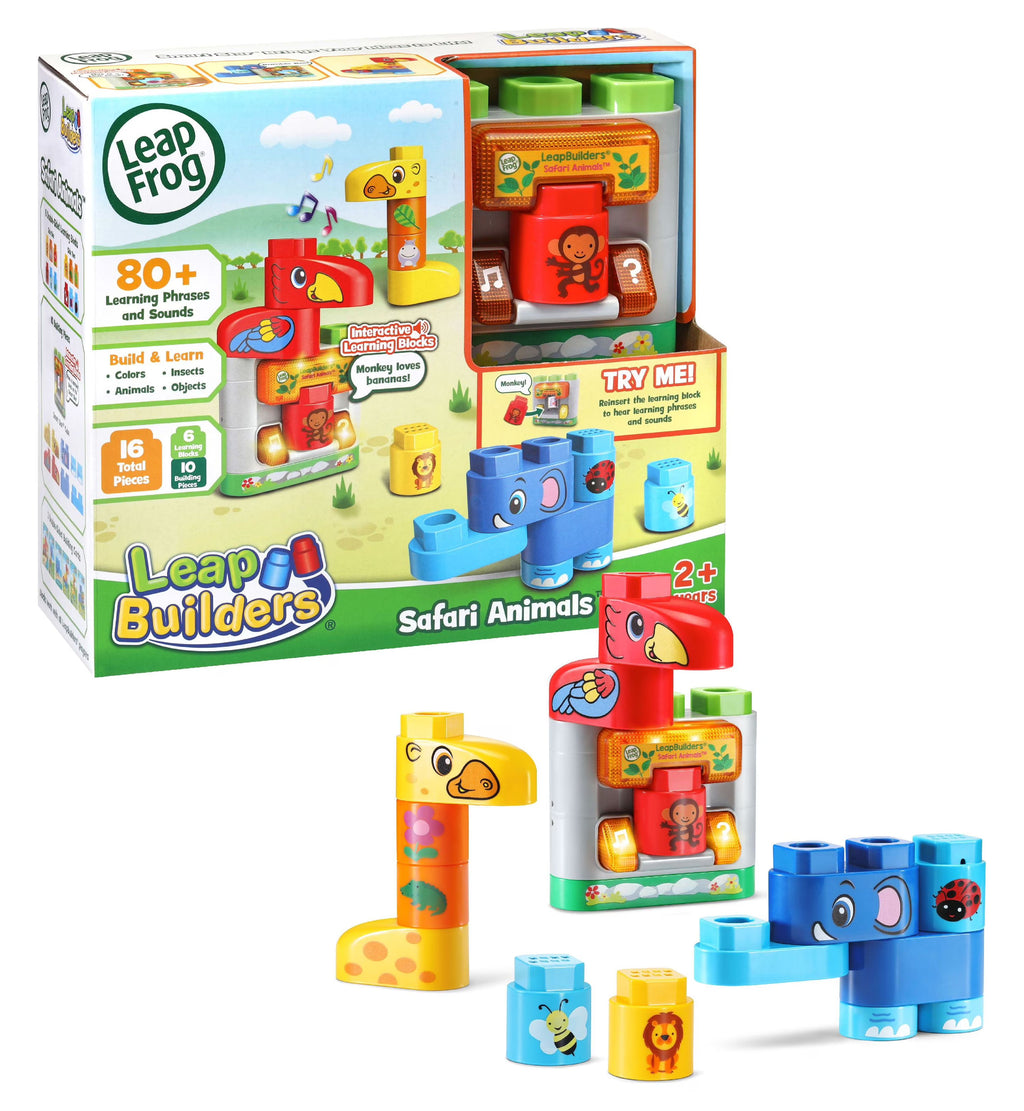Safari Animals Learning Blocks Toy O4158