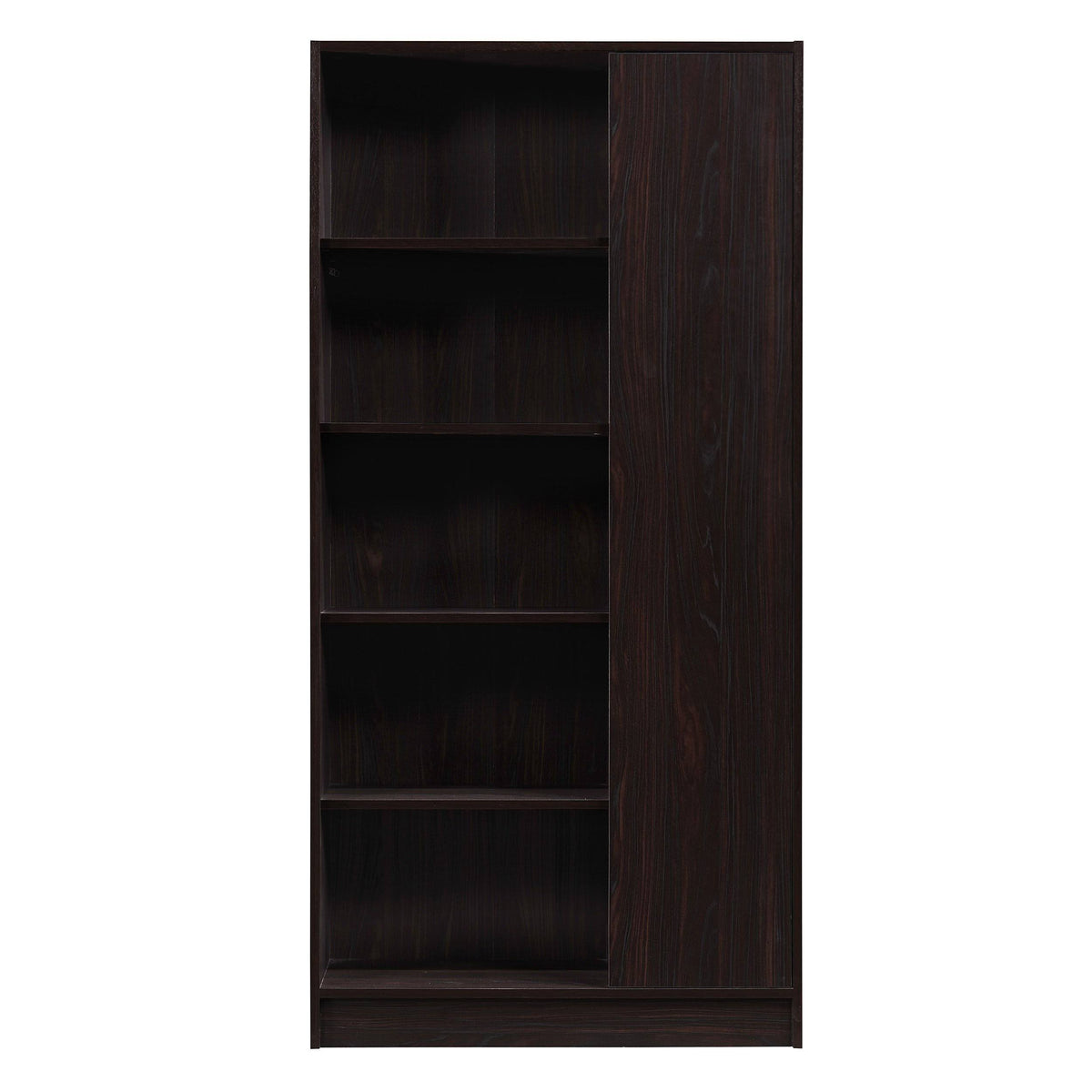 Gray Oak 2 Piece TV Stand and Bookcase Set X1596