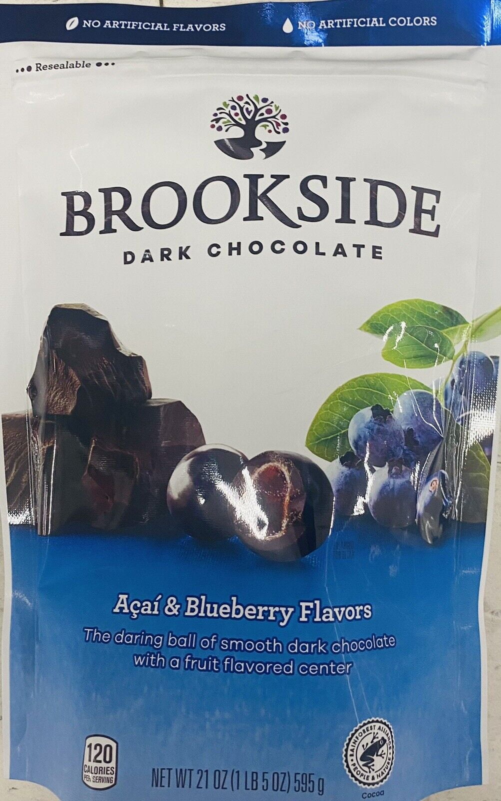 Dark Chocolate ACAI & BLUEBERRY FLAVORS 21 Oz Bag O37321