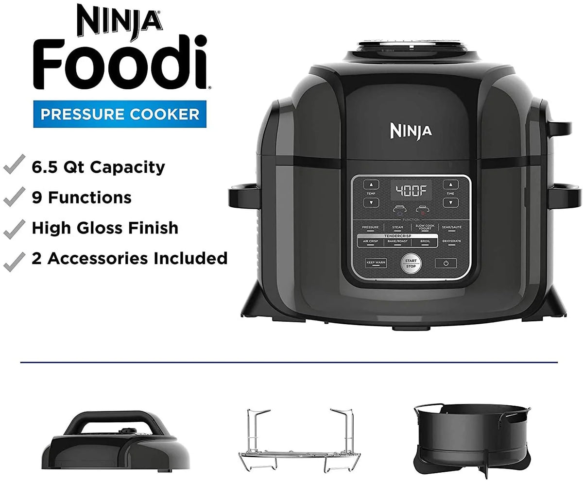 Restored 8-in-1 Multi-Cooker Pressure Cooker and Air Fryer 6.5 Qt G502707