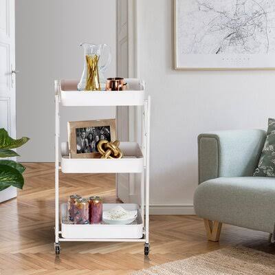 White Kitchen Cart W935456