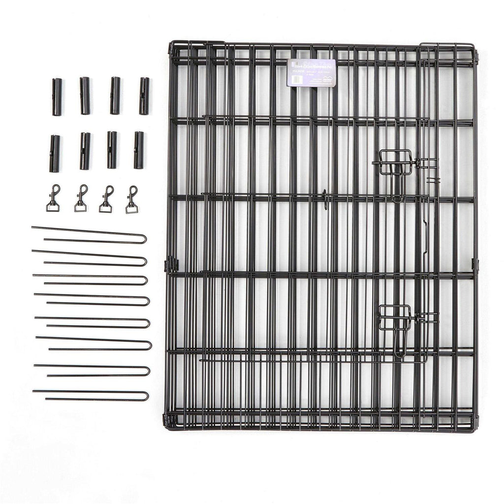 Black Exercise Pen with Door M434