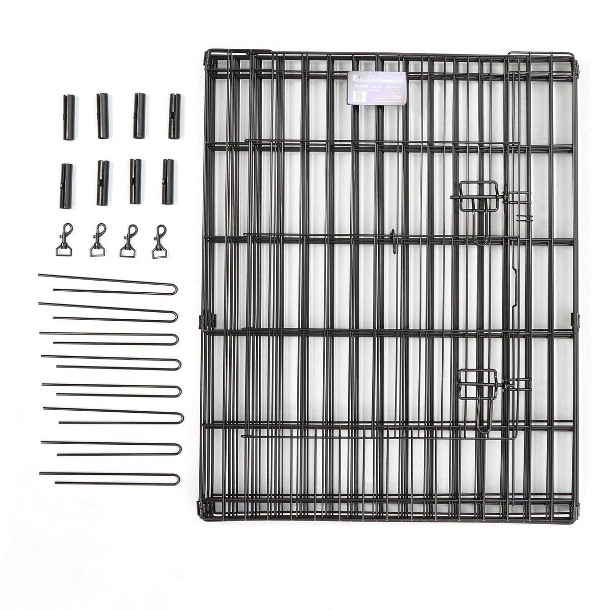 Black Exercise Pen with Door M434