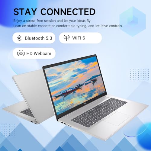 17.3" Touchscreen Laptop, Intel Core i3-N305, 32GB RAM, 128GB eMMC + 1TB SSD, Silver C677